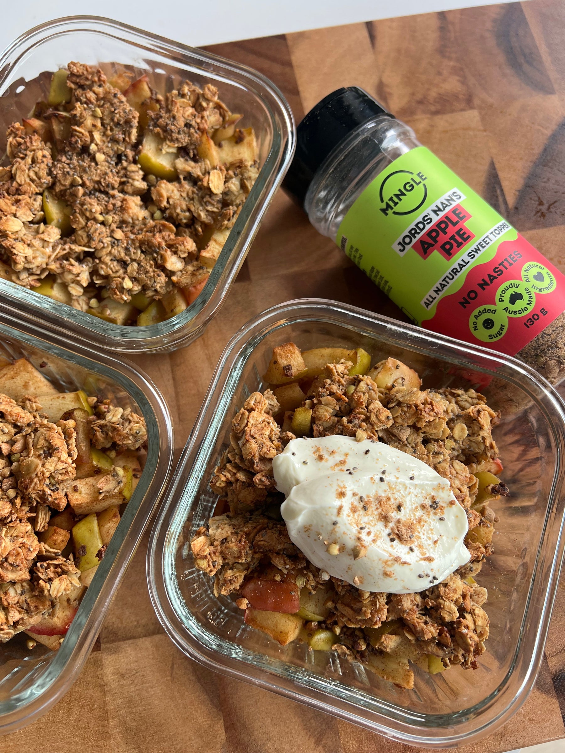 Healthy Apple Crumble