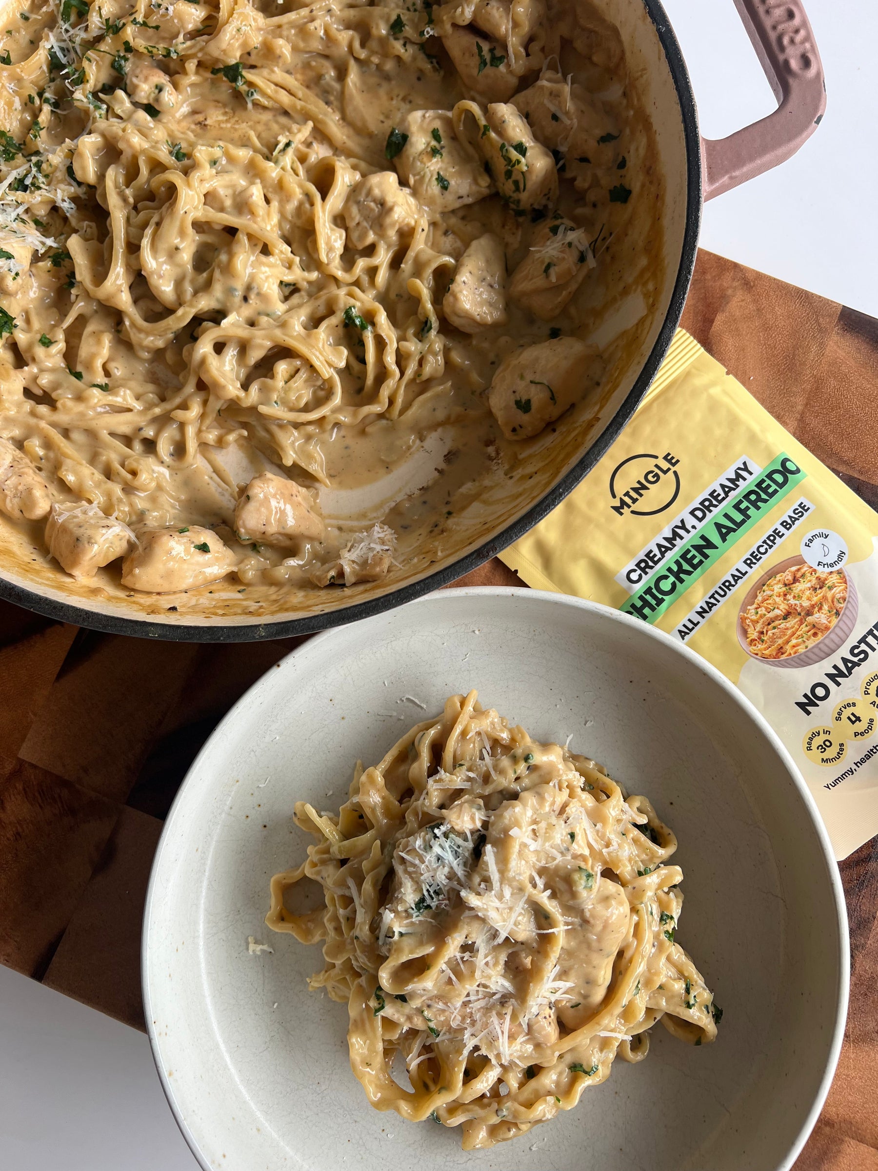 One Pot Chicken Alfredo