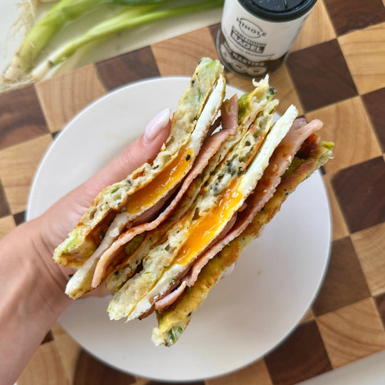 Savoury Everything Bagel Waffles