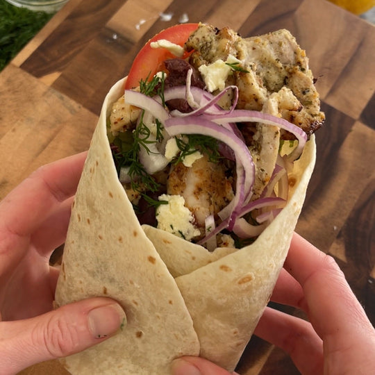 Greek Inspired Wraps