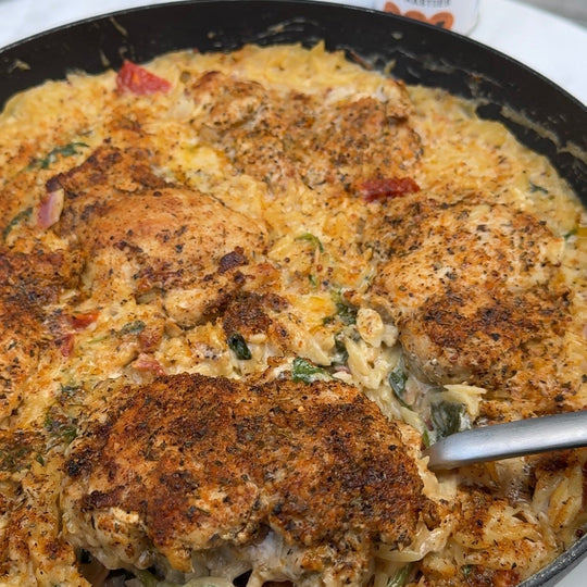 Tuscan Chicken Orzo