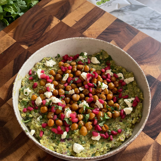 Chopped Guac and Chickpea Dip