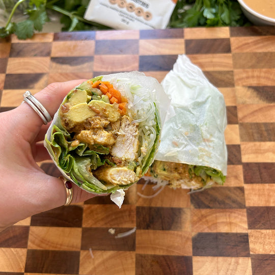 Satay Chicken Lettuce Wrap