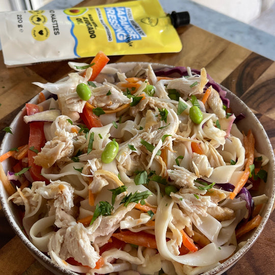 Rice Noodle Chicken Salad