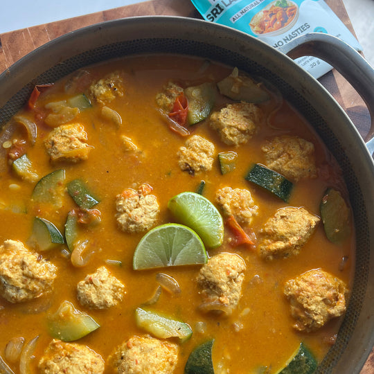 Sri Lankan Chicken Meatball Curry