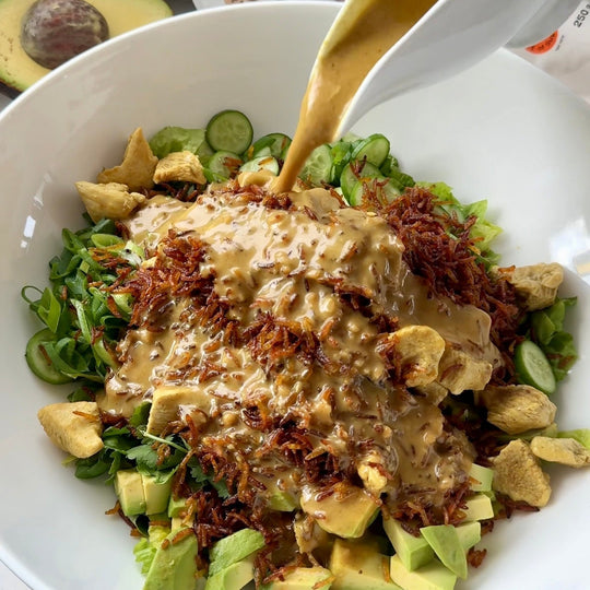 Satay Crispy Rice Salad