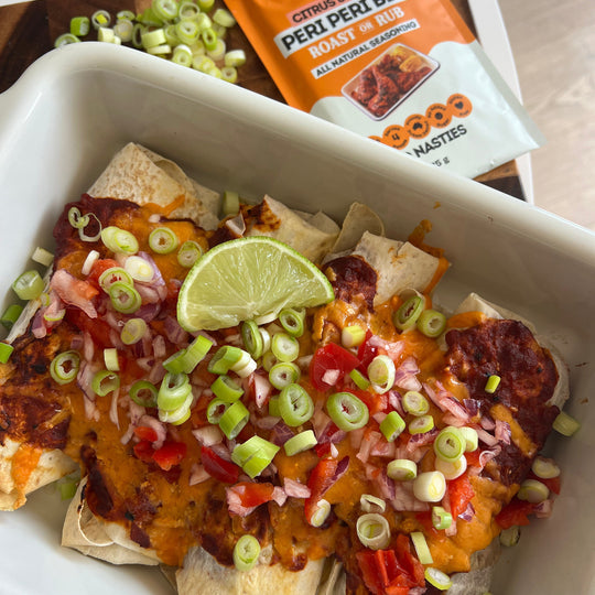 Peri Peri Chicken Enchiladas