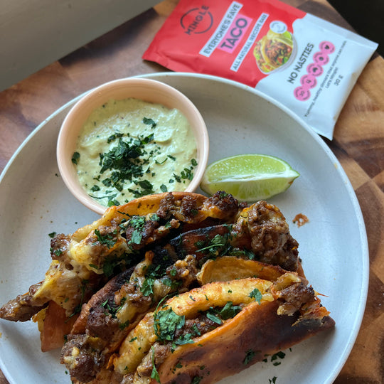 Crispy Beef Baked Tacos