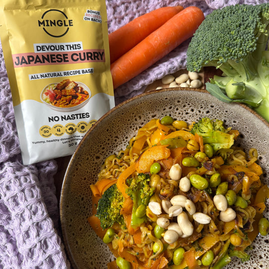 Japanese Curry Noodle Bake