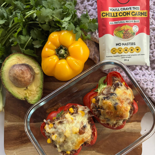 Chilli Con Carne Stuffed Capsicum