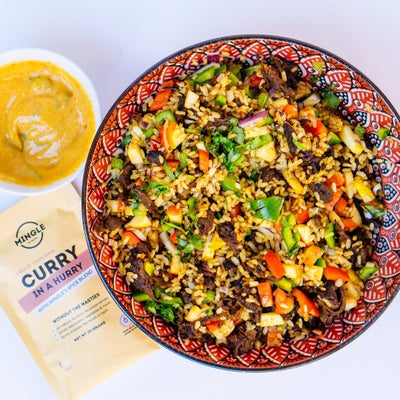 Mingle X Fable Plant-based Curry Salad