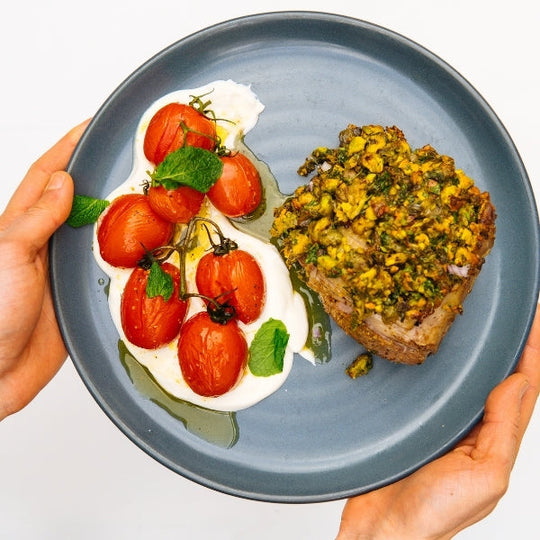 Mingle's Herb Crusted Lamb