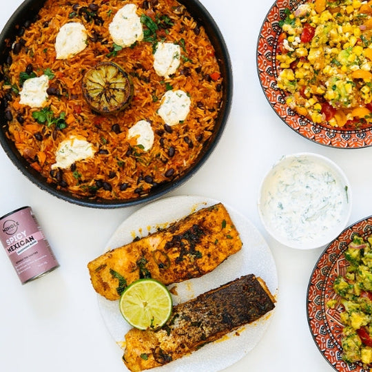 Mingle's Mexican Baked Salmon