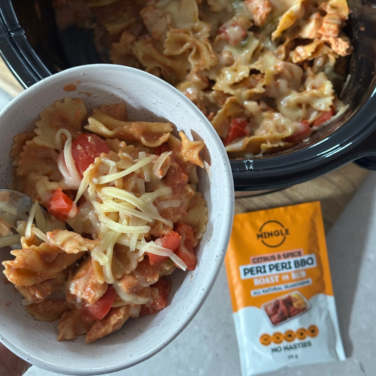 Slow Cooker Peri Peri Pasta