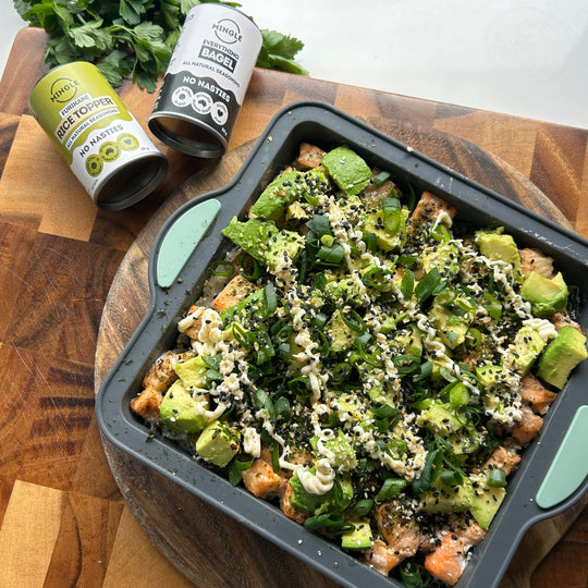 Salmon Sushi Bake