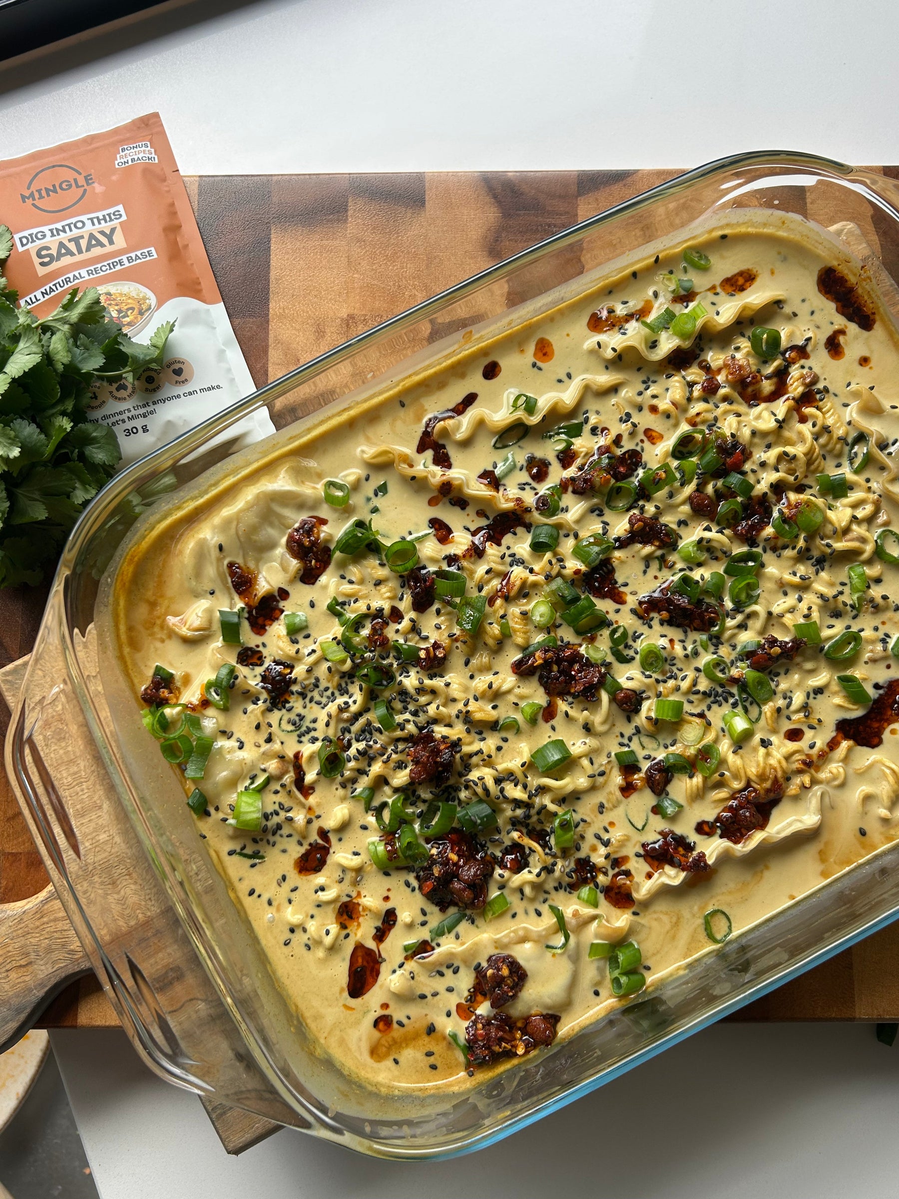 Satay Noodle Dump and Bake