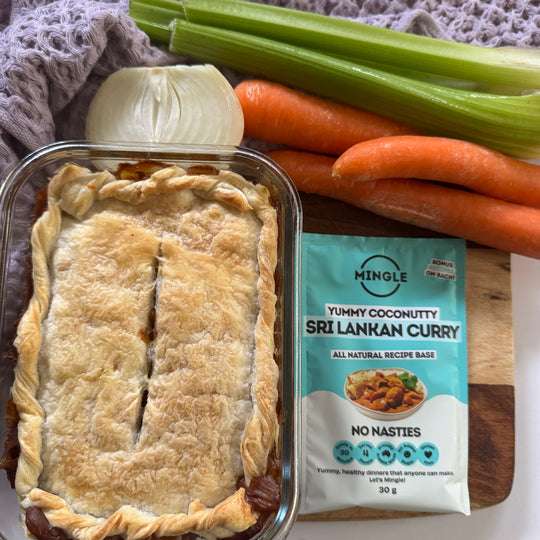 Sri Lankan Chicken Pot Pie Meal Prep