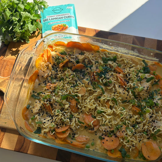 Sri Lankan Ramen Bake
