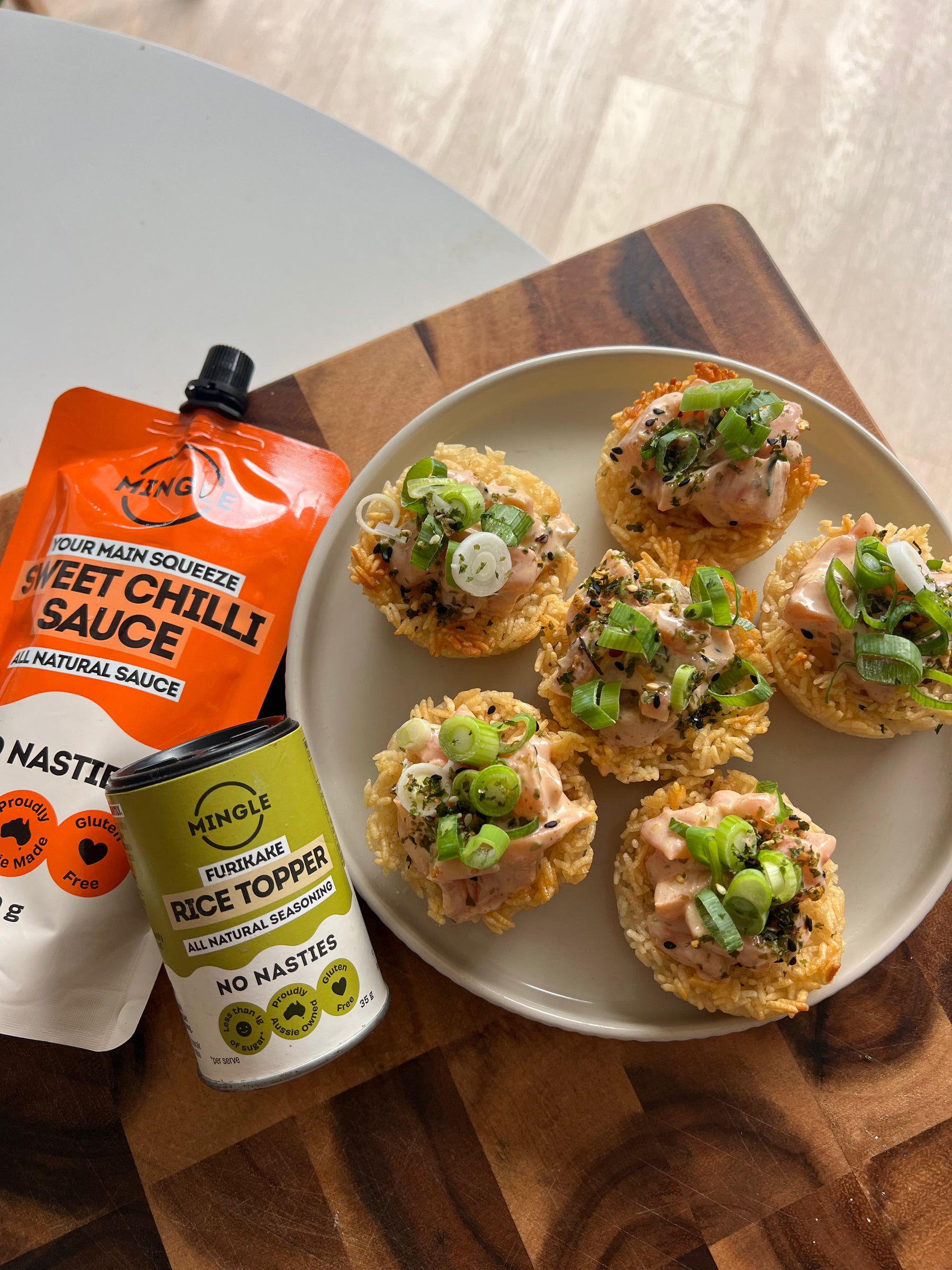 Sweet Chilli Sushi Cups
