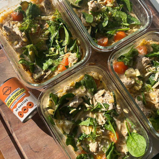 Tuscan Chicken Orzo Meal Prep