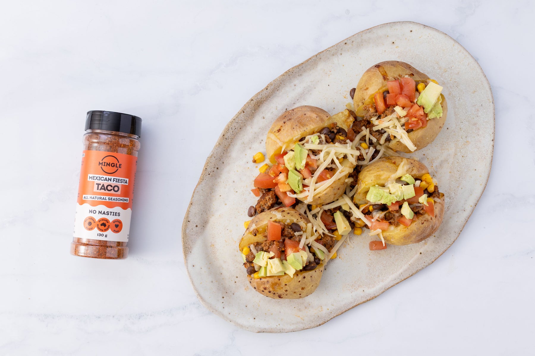 Taco-Style Stuffed Potatoes