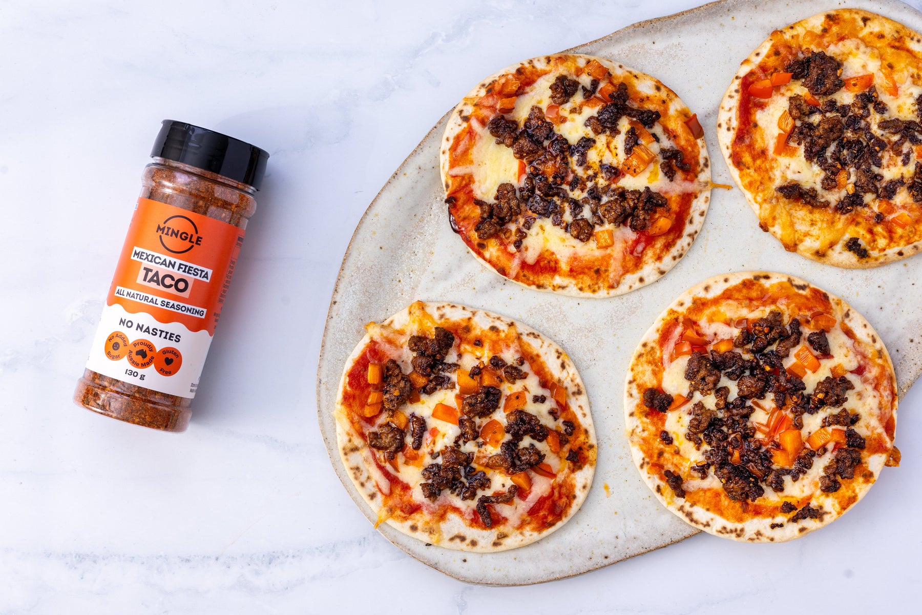 Kid-Friendly Taco Pizzas