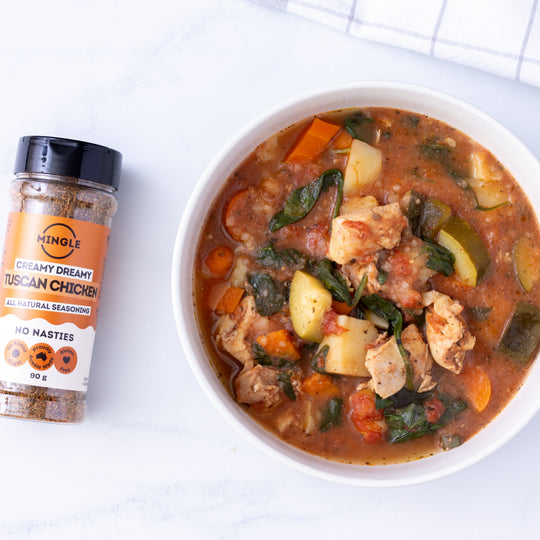 Tuscan Chicken & Potato Soup