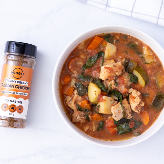 Tuscan Chicken & Potato Soup