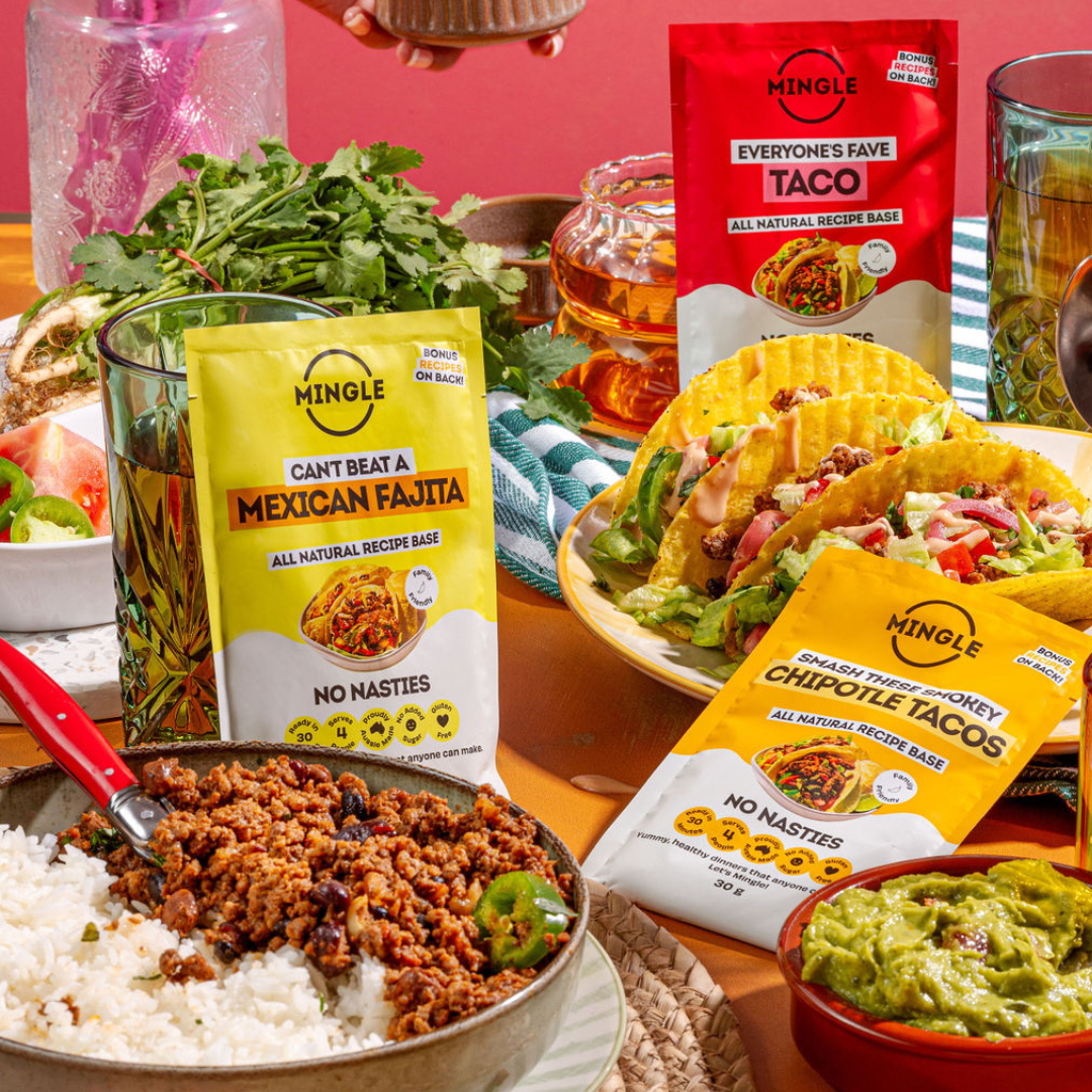 TACO MEXICAN FIESTA SEASONING- NO NASTIES, LOW SALT, ALL NATURAL – Mingle