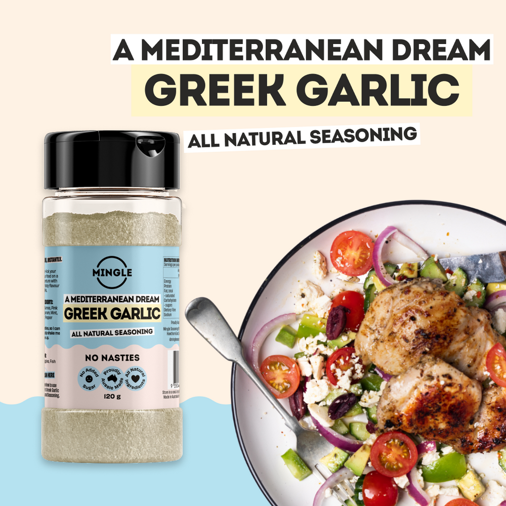 GREEK GARLIC SEASONING - LARGE BOTTLE