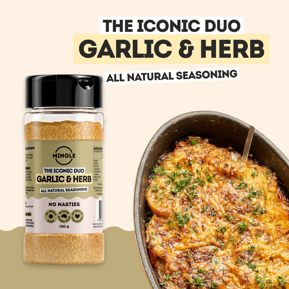 GARLIC & HERB SEASONING - LARGE BOTTLE