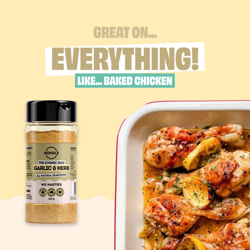 GARLIC & HERB SEASONING - LARGE BOTTLE