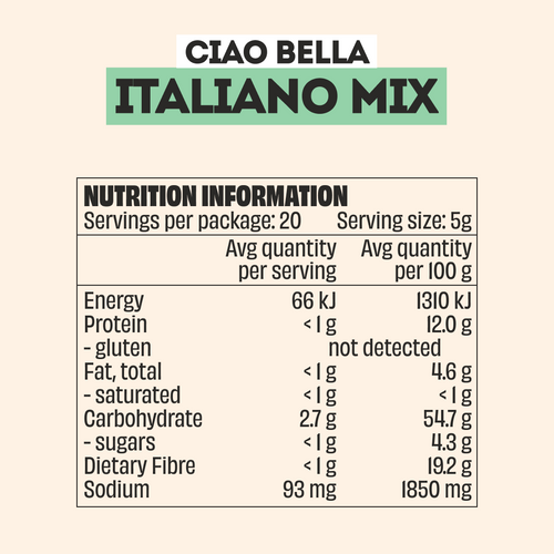 ITALIANO MIX SEASONING - LARGE BOTTLE