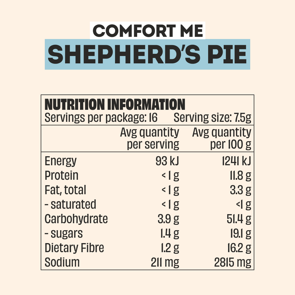 SHEPHERD'S PIE RECIPE BASE - LARGE BOTTLE