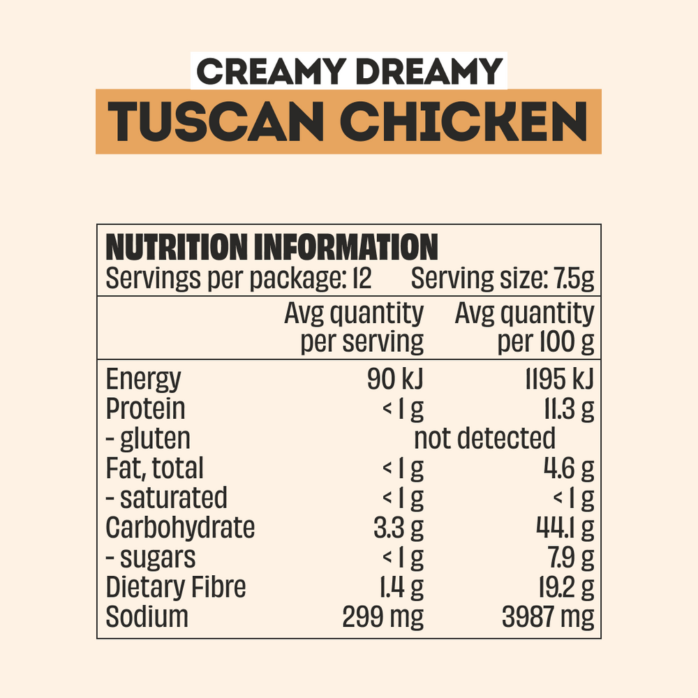 TUSCAN CHICKEN SEASONING - LARGE BOTTLE