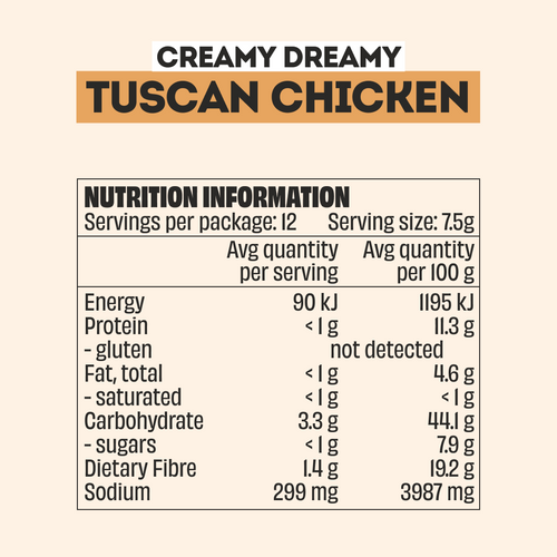 TUSCAN CHICKEN SEASONING - LARGE BOTTLE