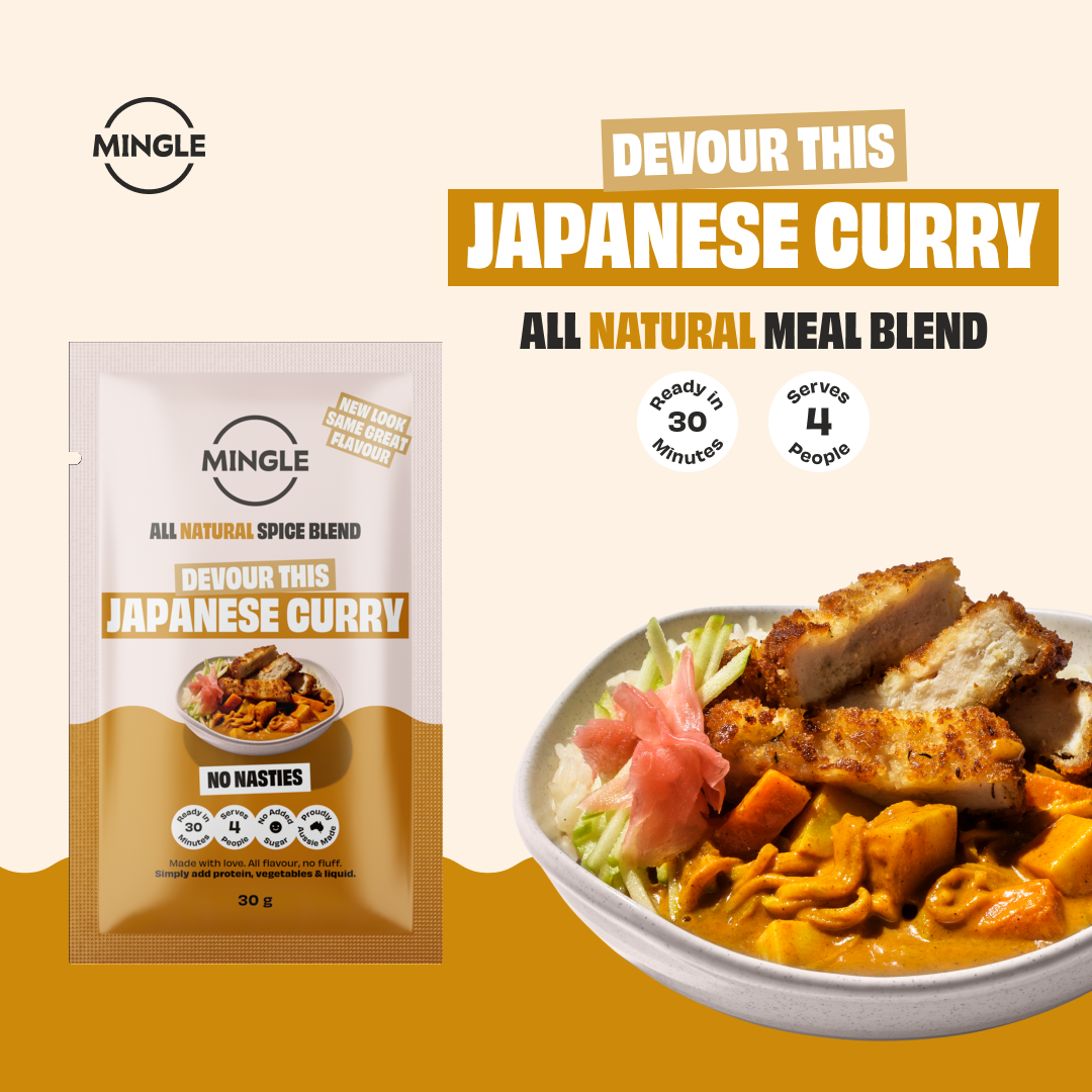 JAPANESE CURRY Healthy Spice Blend All Natural, Low Salt, Vegan
