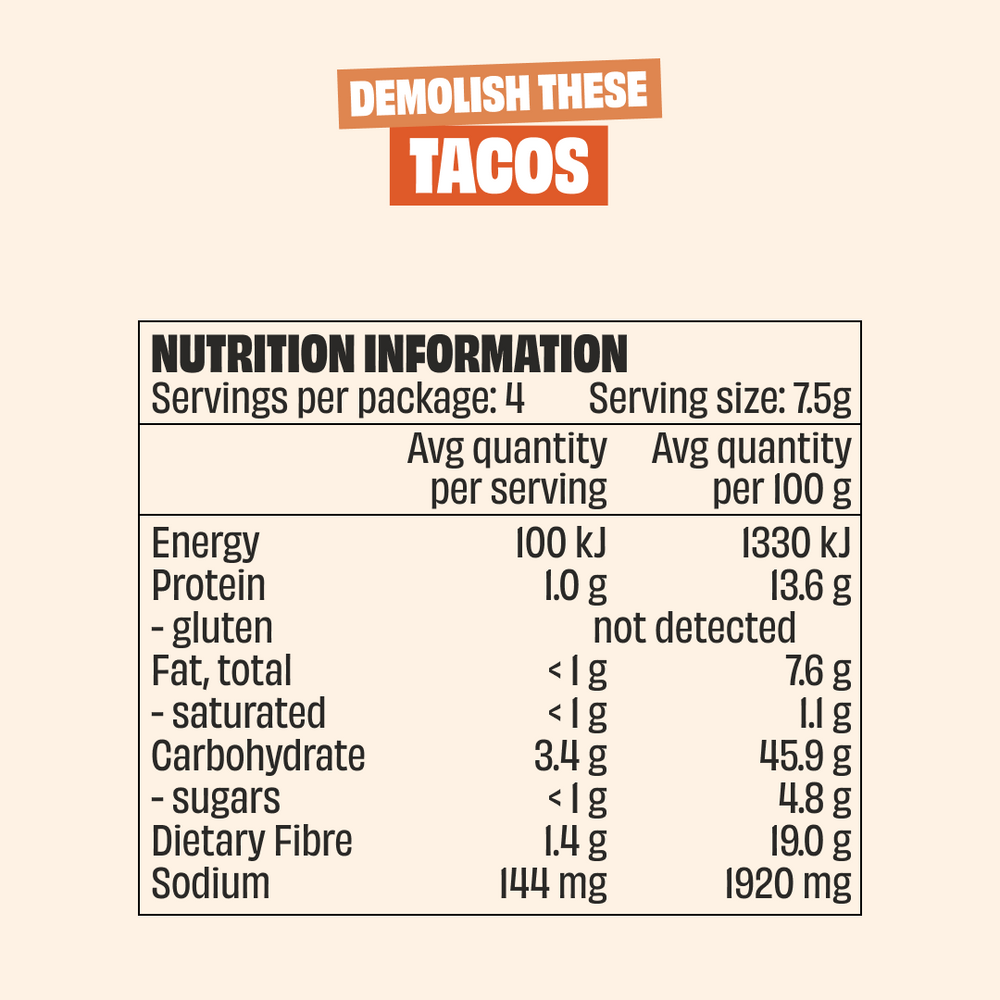 DEMOLISH THESE TACOS RECIPE BASE - 3 PACK