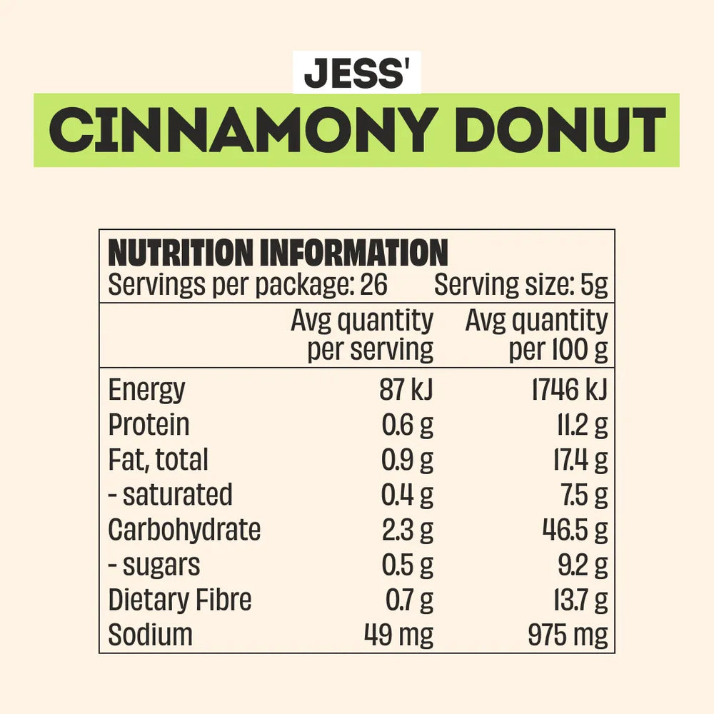 CINNAMONY DONUT SWEET TOPPER