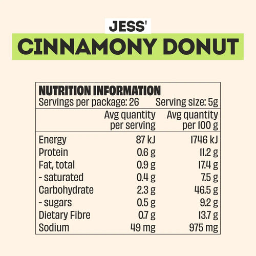 CINNAMONY DONUT SWEET TOPPER