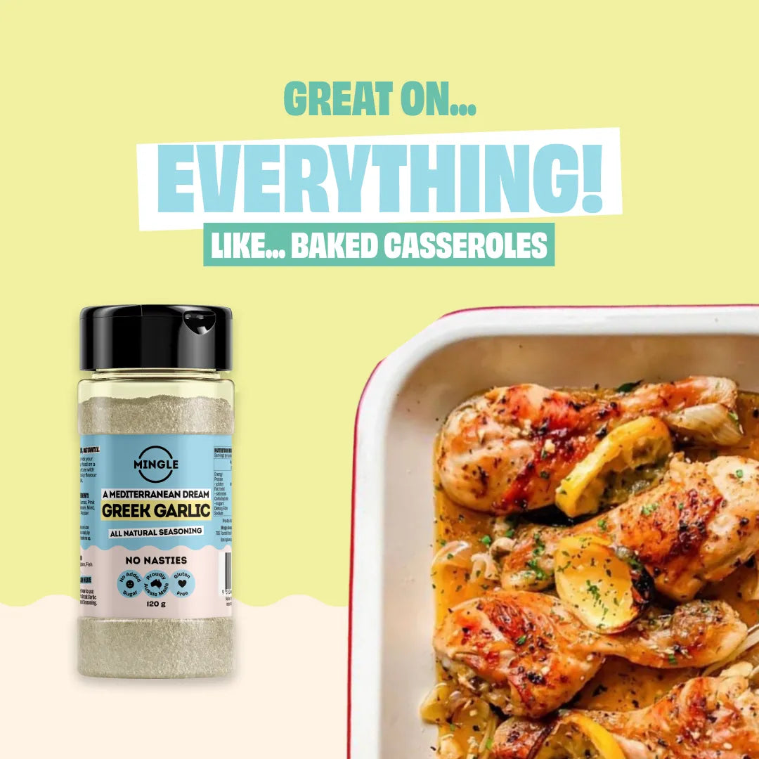 GREEK GARLIC SEASONING - LARGE BOTTLE