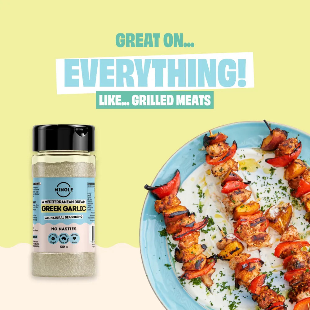 GREEK GARLIC SEASONING - LARGE BOTTLE