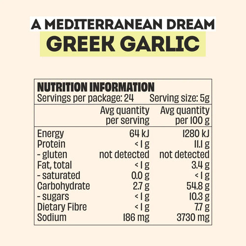 GREEK GARLIC SEASONING - LARGE BOTTLE