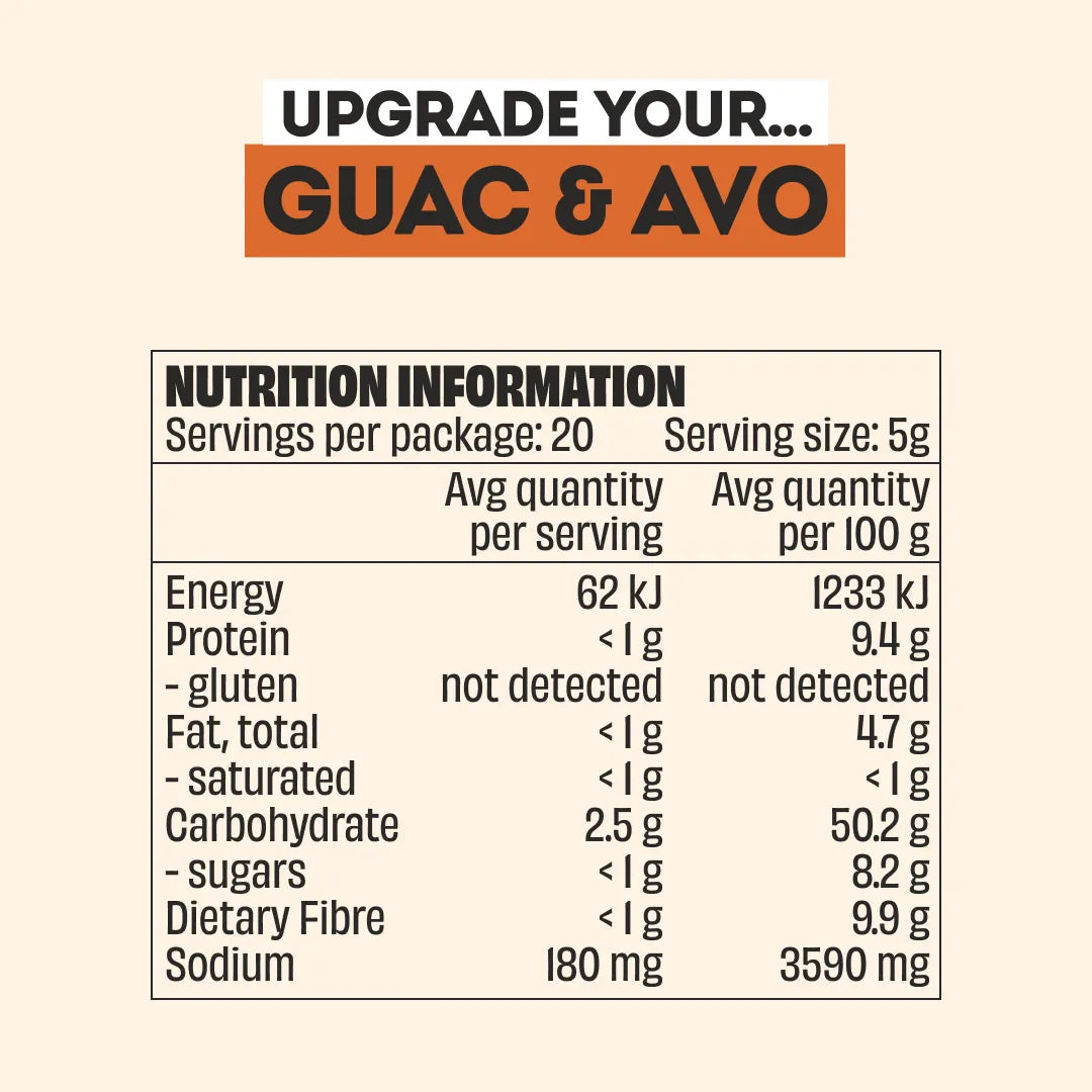 GUAC & AVO SEASONING - LARGE BOTTLE