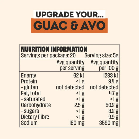 GUAC & AVO SEASONING - LARGE BOTTLE