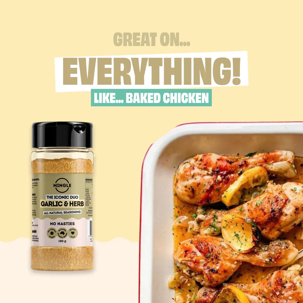GARLIC & HERB SEASONING - LARGE BOTTLE