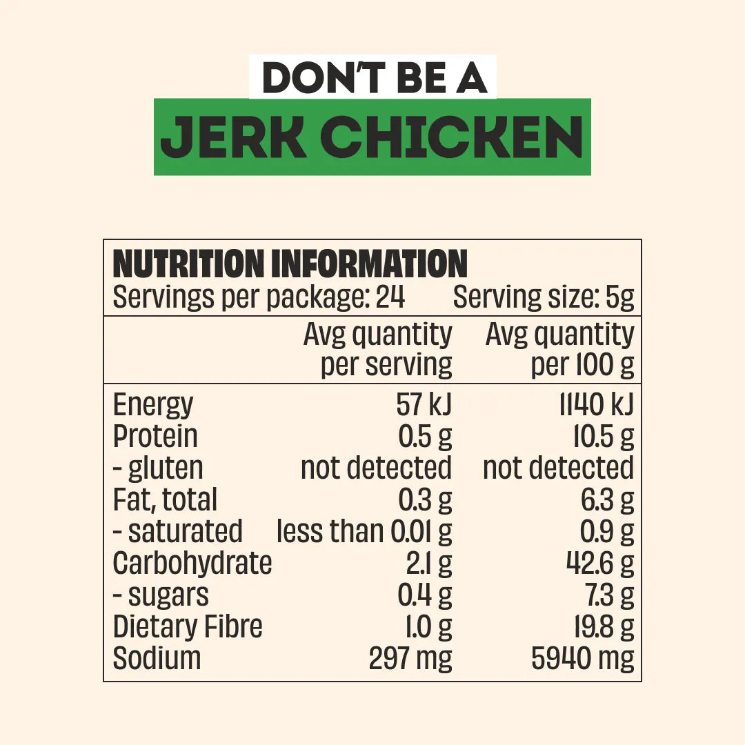 DON'T BE A JERK SEASONING - LARGE BOTTLE