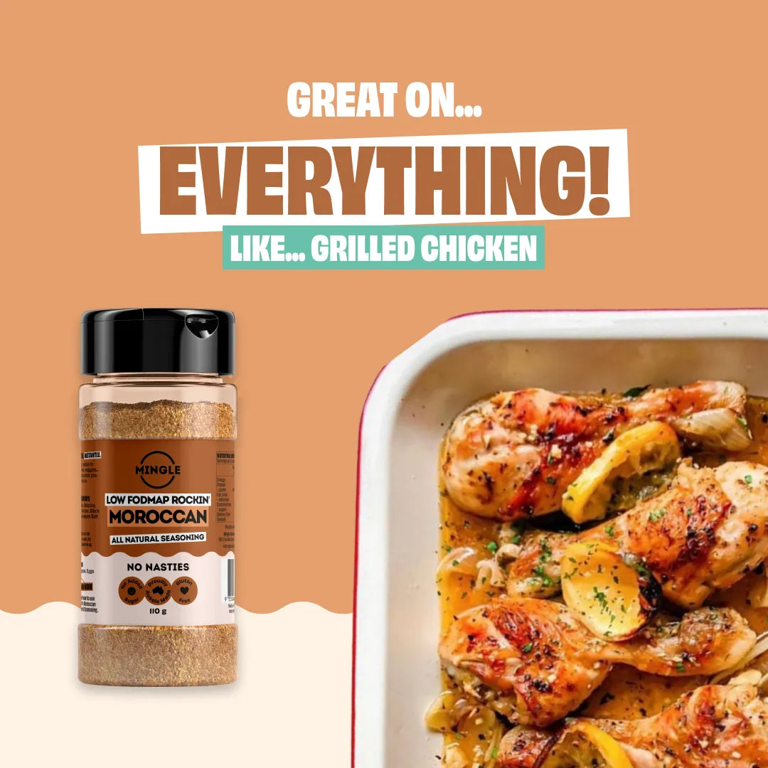 MOROCCAN (FODMAP FRIENDLY) SEASONING - LARGE BOTTLE