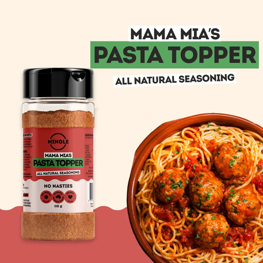 NEW MAMA MIA'S PASTA TOPPER LARGE BOTTLE