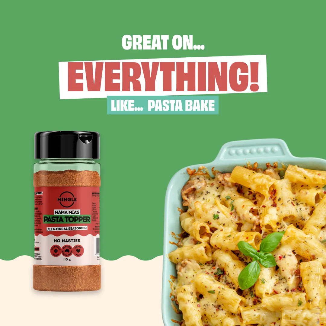 NEW MAMA MIA'S PASTA TOPPER LARGE BOTTLE